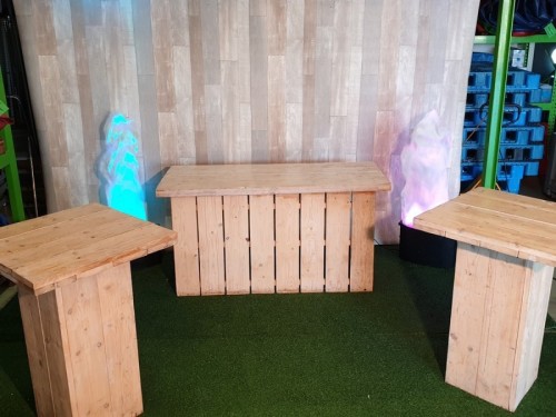 Buffettafel steigerhout (inklapbaar)